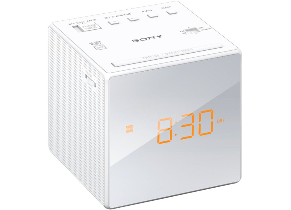 Ραδιόφωνο-ρολόι Με Ξυπνητήρι Sony ICF-C1W White image