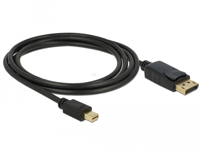 Cable 4K 60Hz 2m 1.2 MINI Displayport to Displayport Black Delock 82438 image