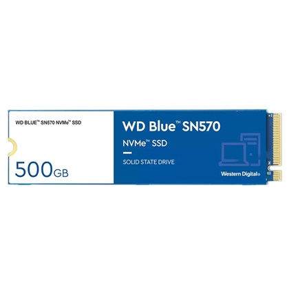 SSD SN570 500GB NVMe M.2 PCI Express 3.0 Western Digital Blue WDS500G3B0C image