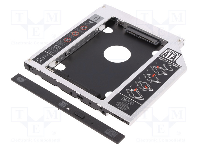 Αντάπτορας Σκληρού Δίσκου Μέσω Θύρας DVD 9.5mm Digitus 2.5" SSD/HDD SATA  image