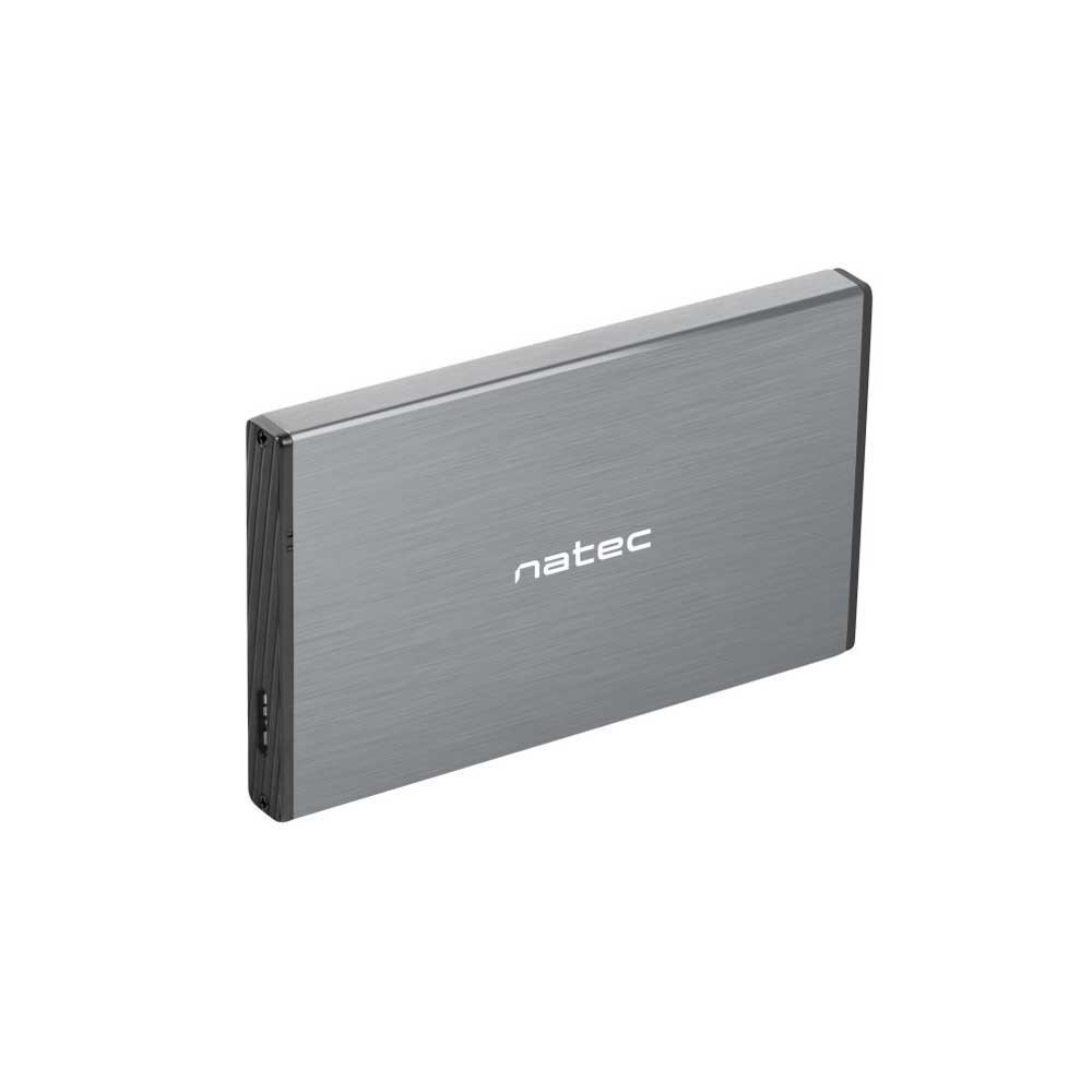 Εξωτερικό κουτί σκληρού δίσκου Ασημί Rhino Go Natec 2.5" HDD/SSD USB 3.0 SATA ΙΙΙ NKZ-1281