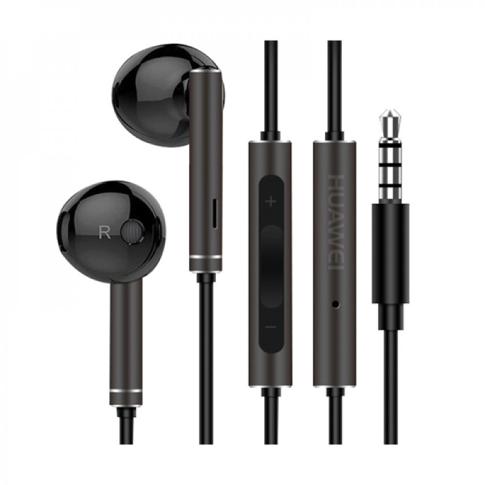 Handsfree Earphones Huawei AM116 Black Original Blister 55030821 image