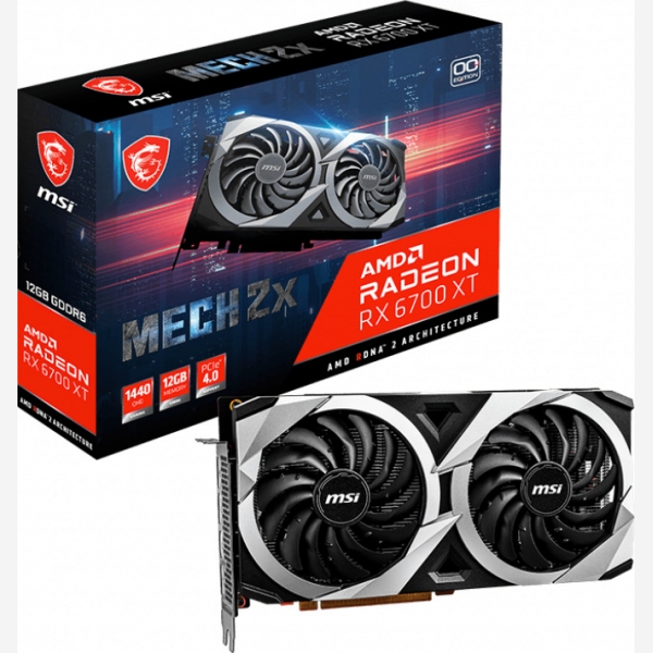 Κάρτα Γραφικών MSI Radeon RX6700 XT MECH OC 1440QHD, 12GB GDDR6 V398-002R  image