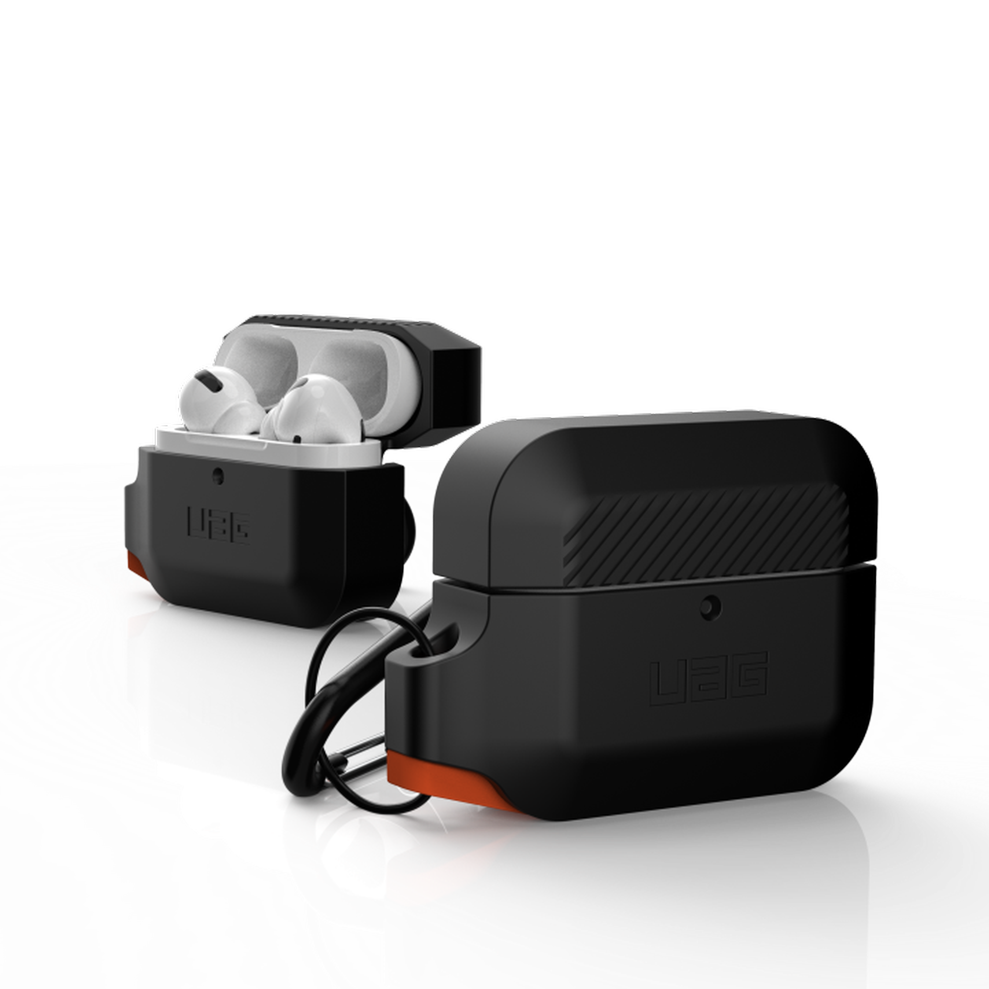 Θήκη Σιλικόνης Για Airpods Pro UAG Black - Orange 10225K114097 image