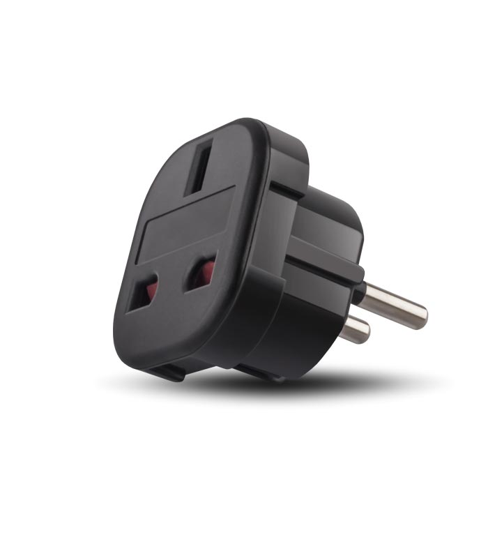 Adapter UK to EU  AC 240V Black Forever 5900495394378 image