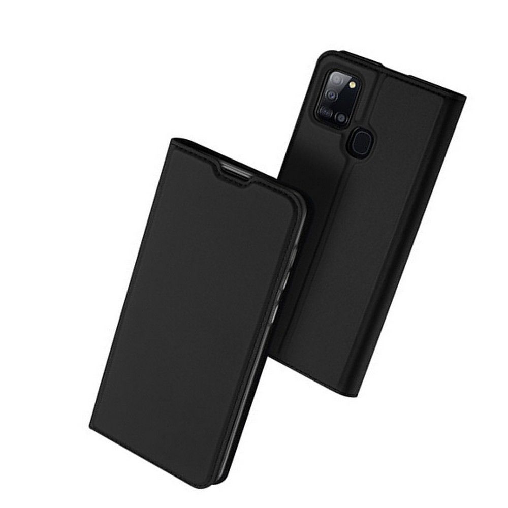 Samsung Galaxy A21s Book Case DuxDucis Pro Skin Series Black image