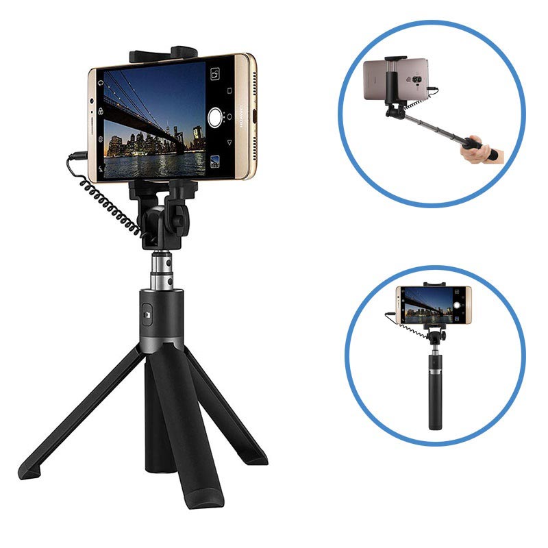 Tripod Selfie Stick Huawei AF14 3.5" Jack Black  image