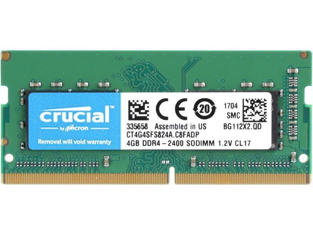 Crucial By Micron 4GB Ram DDR4 1.2V Για Φορητό 2400MHz CL17 CT4G4SFS824A image