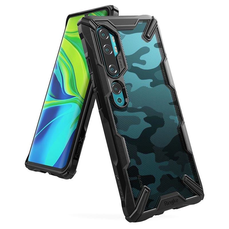 Xiaomi Mi Note 10/Note 10 Pro Fusion X Ringke Camo Black MIL STD 810G-516.6  image