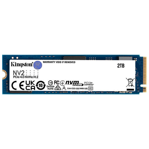 SSD NV2 2TB NVMe M.2 PCI Express 4.0 Kingston SNV2S/2000G image