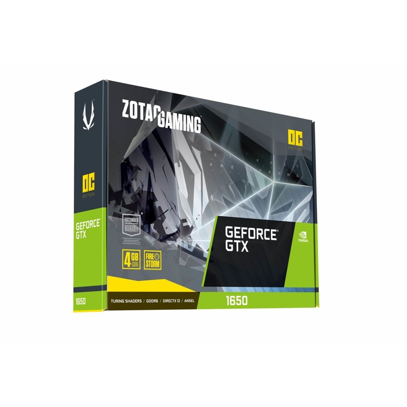 Κάρτα Γραφικών Zotac GeForce GTX 1650 GDDR6 4GB OC με HDMI και DisplayPort ZT-T16520F-10L image