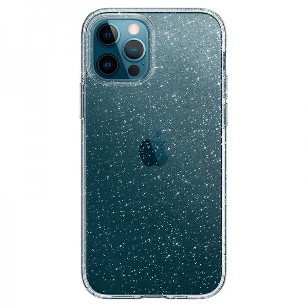 iPhone 12/12 Pro 6.1" Spigen Liquid Crystal Glitter Case Crystal Quartz ACS01698