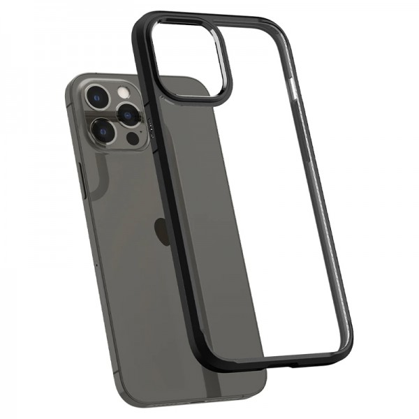 iPhone 12/12 Pro 6.1" Spigen Ultra Hybrid Case Matte Black ACS01703 image