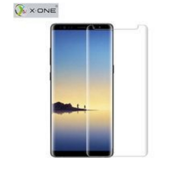 Samsung Galaxy Note 8 Transparent Tempered Glass CASE FRIENDLY 9H 3D Full Cover X-ONE image