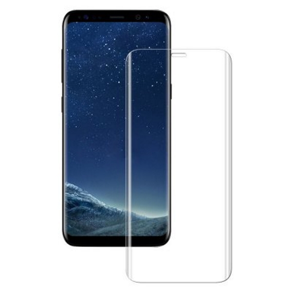 Tempered Glass (Full Cover) 9H 0.3mm Samsung Galaxy S8 5.7" Transparent image