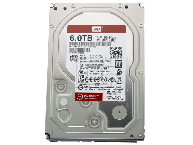 HDD Western Digital Red Pro NAS 3.5" 6TB WD6003FFBX image