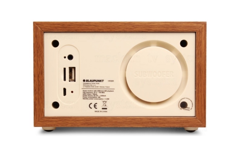 Ραδιόφωνο FM, MP3, Microsd, USB Blaupunkt HR5BR Καφέ image