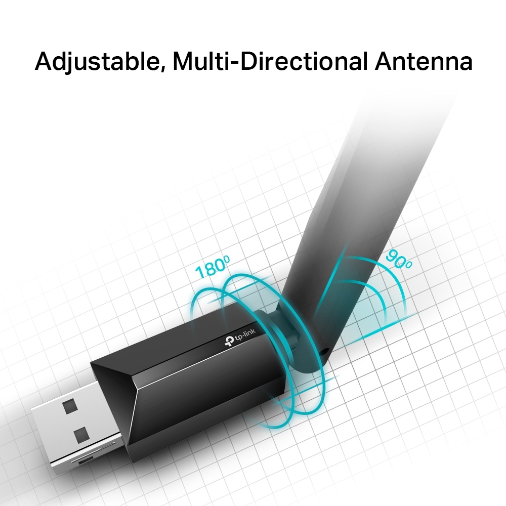 Wireless Dual Band AC600 USB Adapter Archer T2U Plus TP-Link v.1