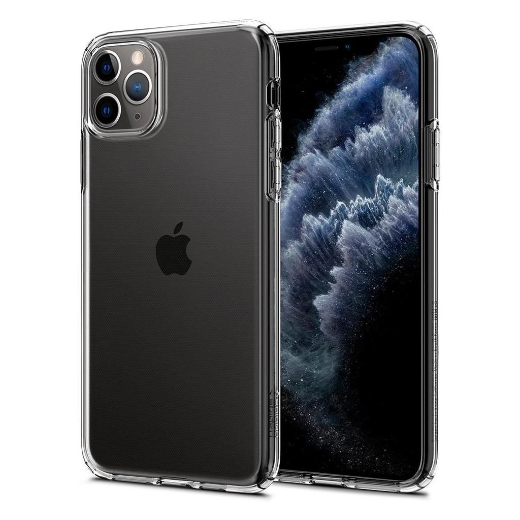 iPhone 11 Pro Max Spigen Liquid Crystal Silicone Case Clear 075CS27129 image