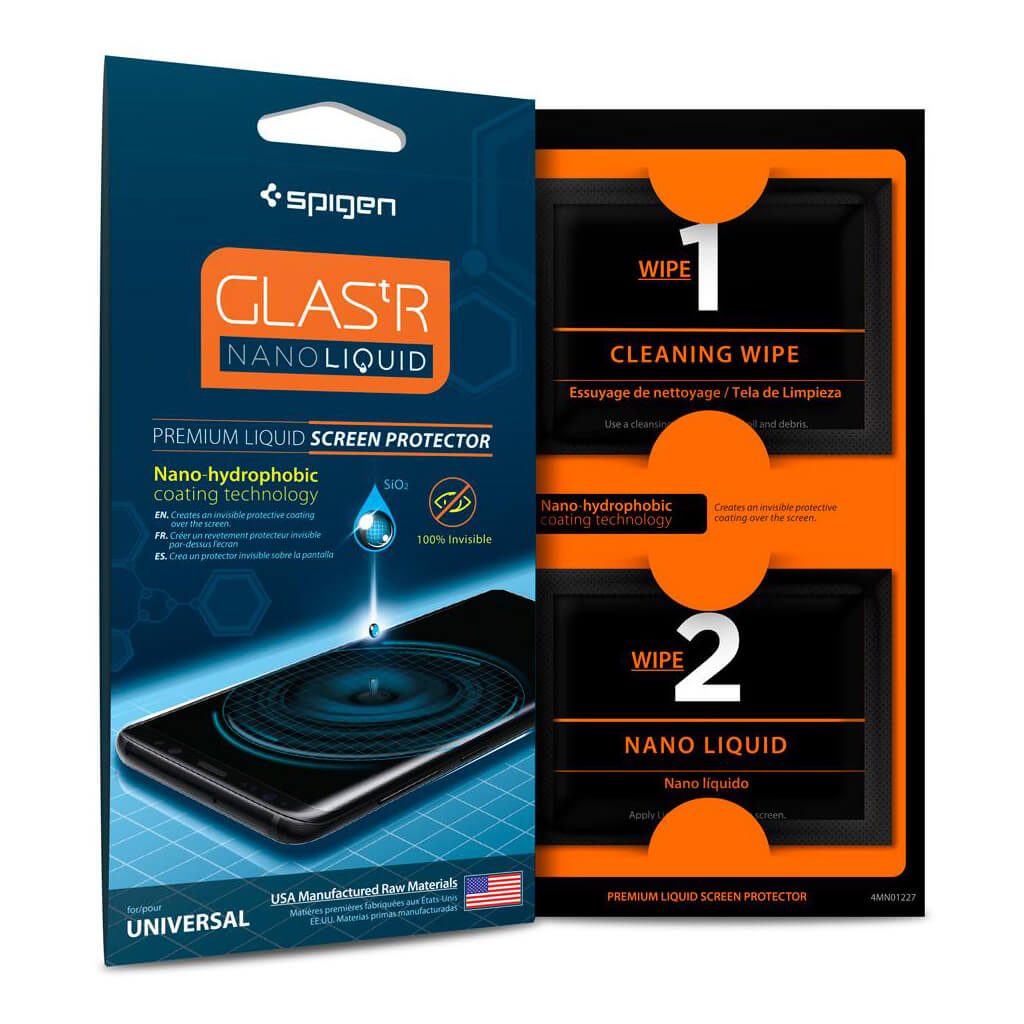 Spigen GLAS.tR Nano Liquid Screen Protector (Universal) 000GL21813 image