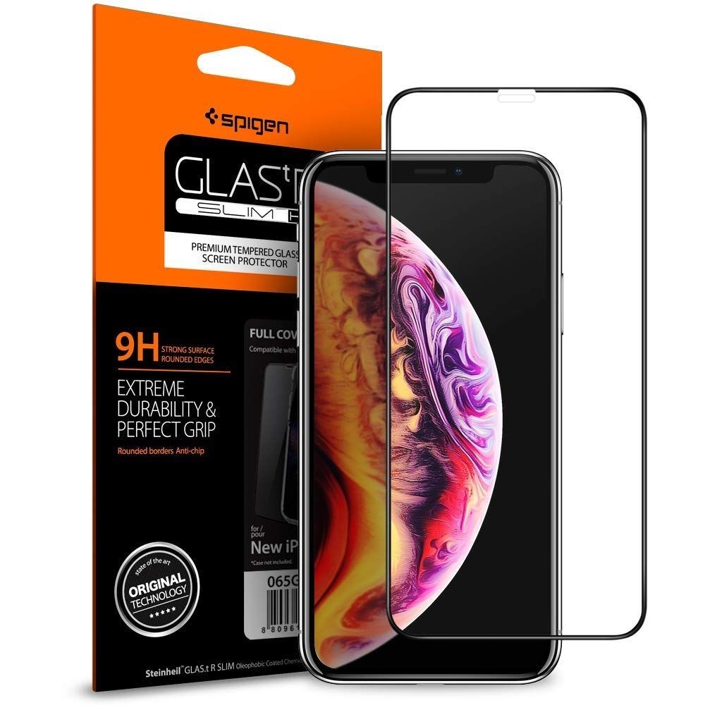 Tempered Glass Glas.tR Full Face Spigen 9H iPhone 11 Pro/X/Xs 063GL25234 image