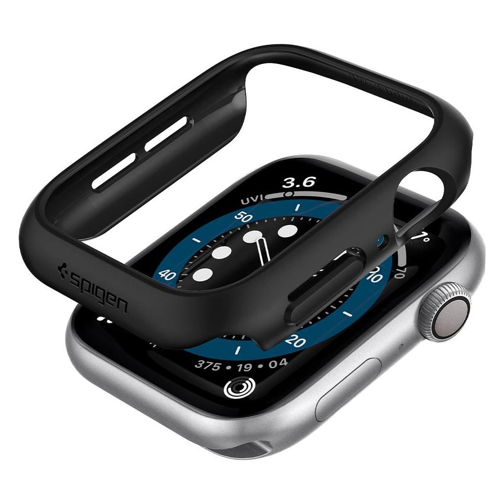 Apple Watch Series 4/5/6/SE Case Spigen Thin Fit 44mm Black 062CS24474 image