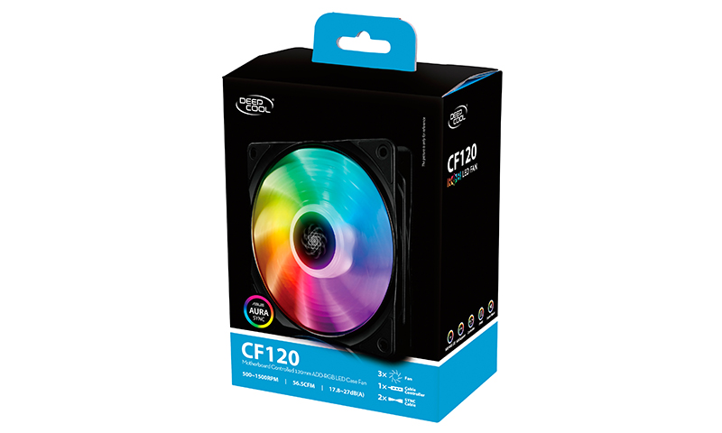 Ανεμιστήρας CF120 3in1 Deepcool DP-FA-RGB-CF120-3 image