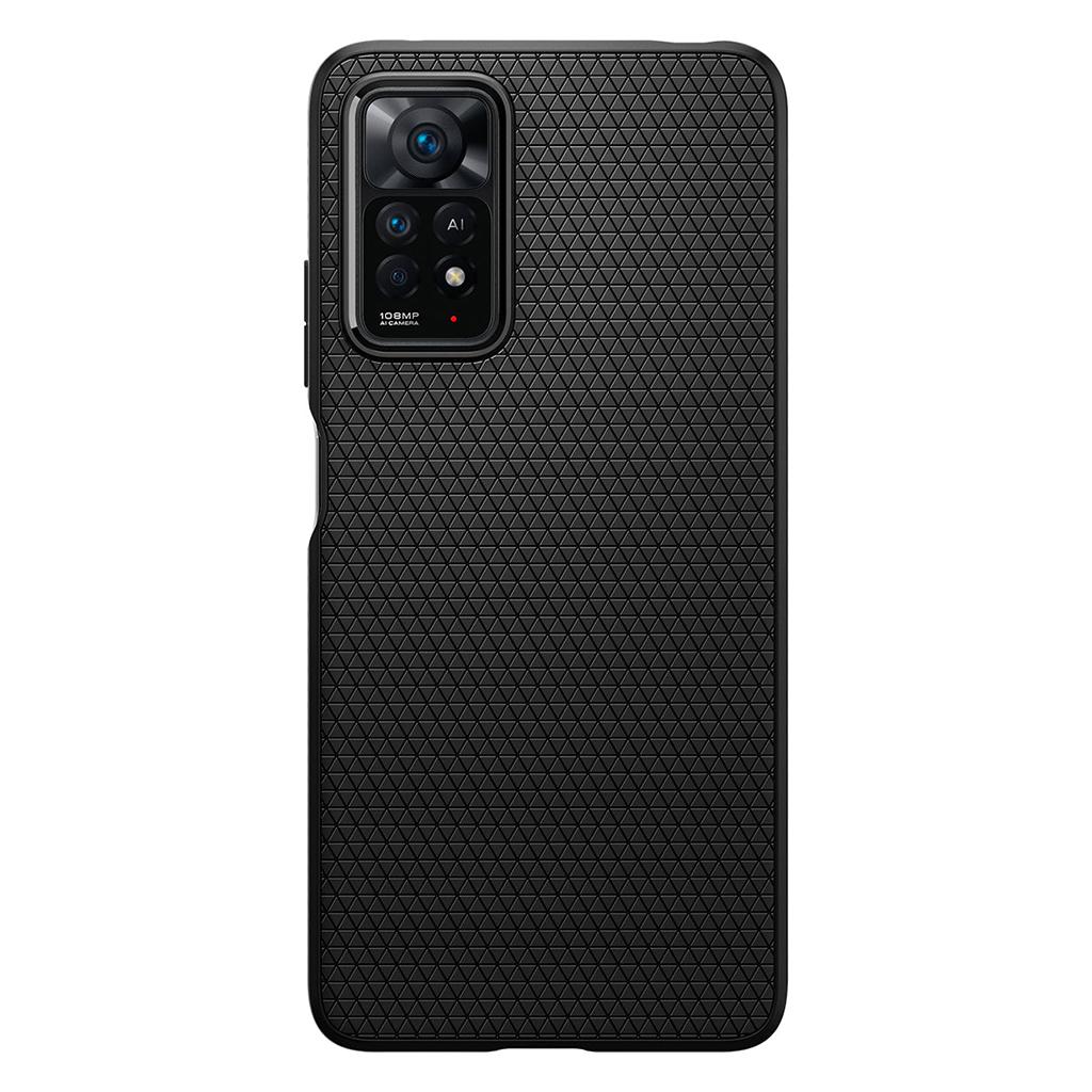 Xiaomi Redmi Note 11 Pro Spigen Liquid Air Silicone Case Black ACS04414 image