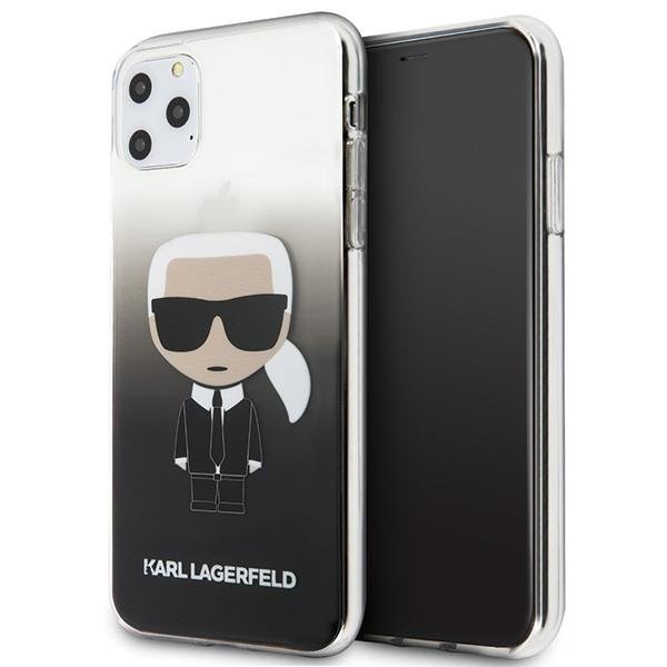 Back Cover Ikonik Karl Lagerfeld Μαύρο (iPhone 11 Pro Max) image