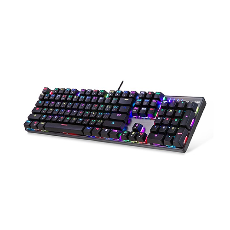 Πληκτρολόγιο Ενσύρματο RGB Backlight Motospeed CK104 Silver GR (BROWN Switches) image