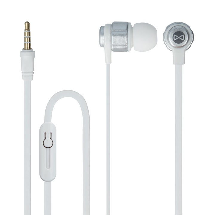 Handsfree SE-400 In-ear με Βύσμα 3.5mm Forever Λευκό image