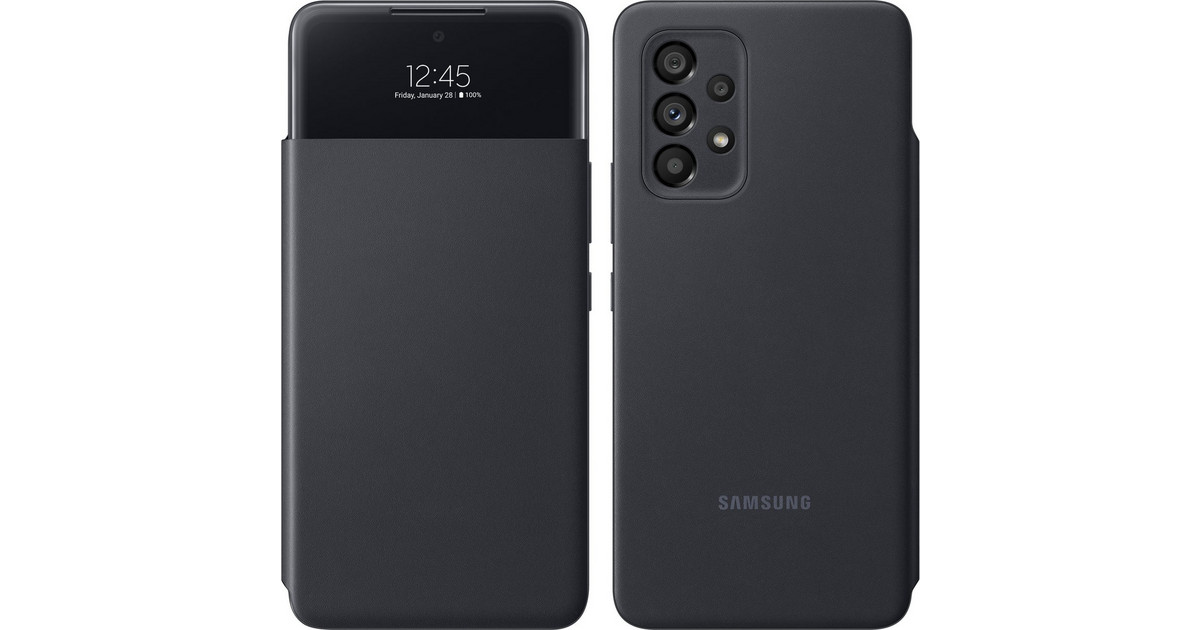 Original Smart S View Wallet Cover Samsung Galaxy A53 5G Black EF-EA536PBE image