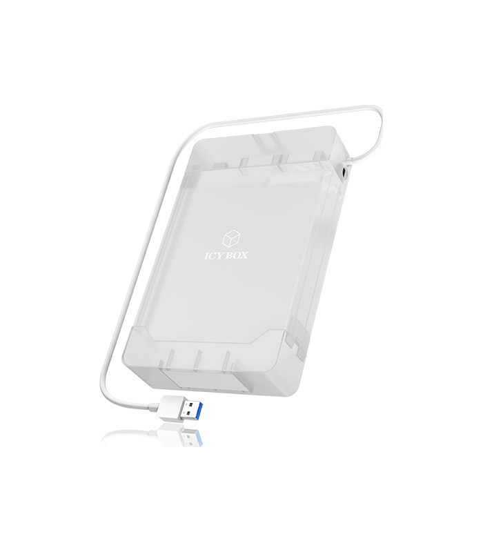 Εξωτερικό κουτί σκληρού δίσκου Icy Box 2.5/3.5" White HDD/SSD USB 3.0 SATA IB-AC705-6G image