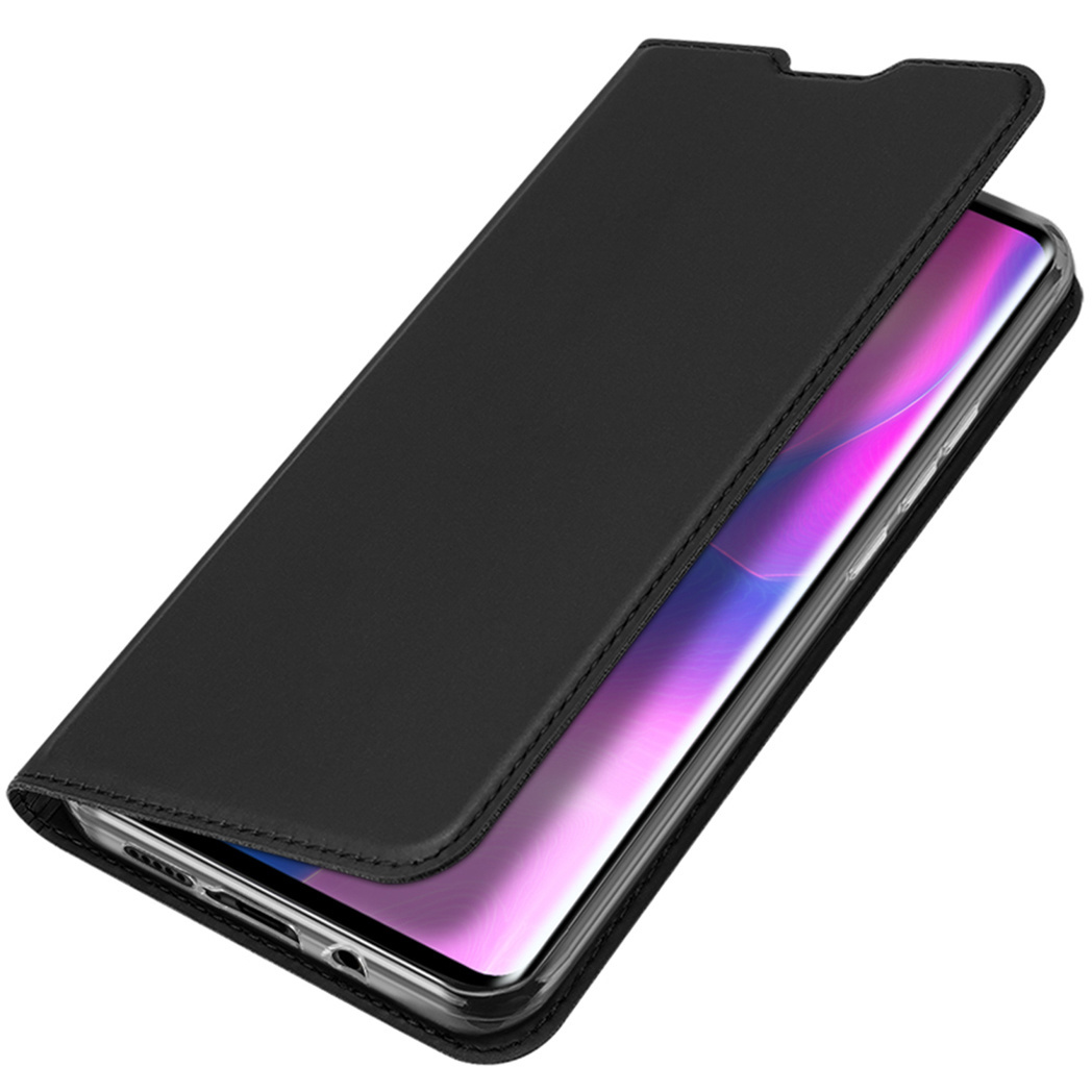 Xiaomi Mi Note 10 Lite Book Case DuxDucis Pro Skin Series Black image
