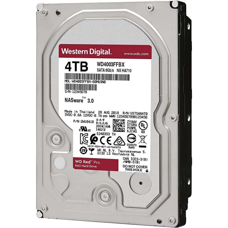 HDD Western Digital Caviar Red Pro NAS 3.5" 4TB WD4003FFBX image