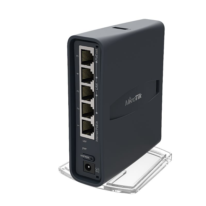 Access Point MikroTik hap ac Lite tower Wi‑Fi 5 Dual Band (2.4 & 5GHz) RB952Ui-5ac2nD-TC image