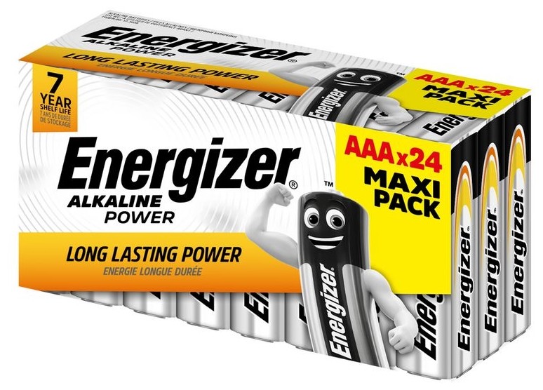 Αλκαλικές Μπαταρίες AAA 1.5V 24τμχ Energizer Power 7638900435832 image