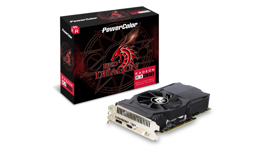 Κάρτα Γραφικών PowerColor Red Dragon RX550 4GB GDDR5 AXRX5504GBD5-DH image