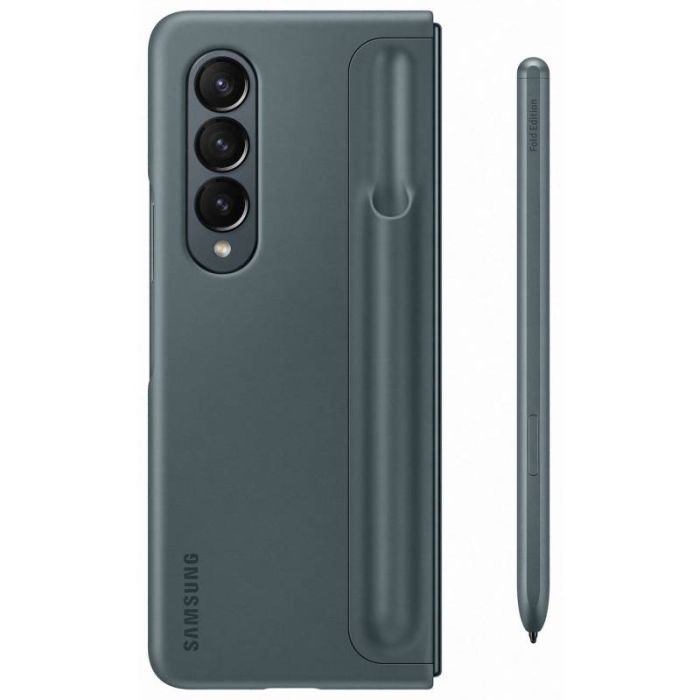 Original Standing Cover with Pen Gray-Green (Samsung Galaxy Z Fold4) EF-OF93PCJE image