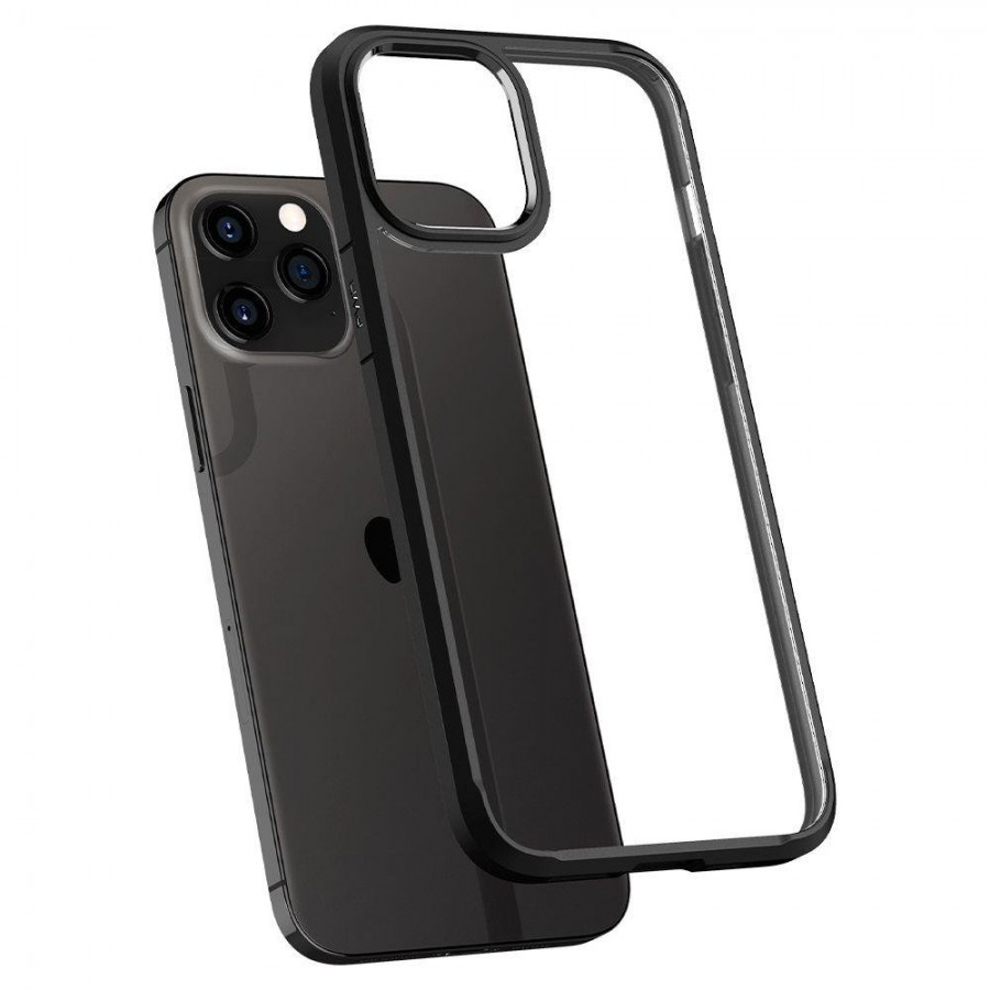 iPhone 12 Pro Max 6.7" Spigen Ultra Hybrid Case Matte Black ACS01619 image