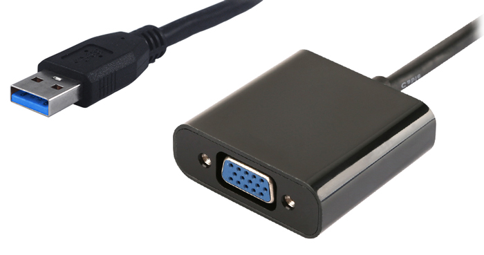 Adapter USB 3.0 σε VGA PTH-021, Full HD, μαύρο image