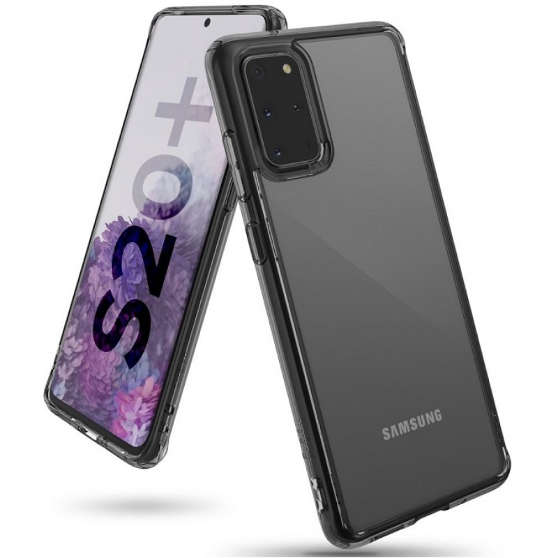 Samsung Galaxy S20+ Plus Fusion Ringke Smoke Black MIL STD 810G-516.6 image