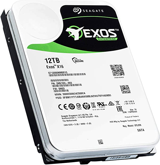 HDD Seagate EXOS X16 Enterprise 3.5" 12TB NAS ST12000NM001G image