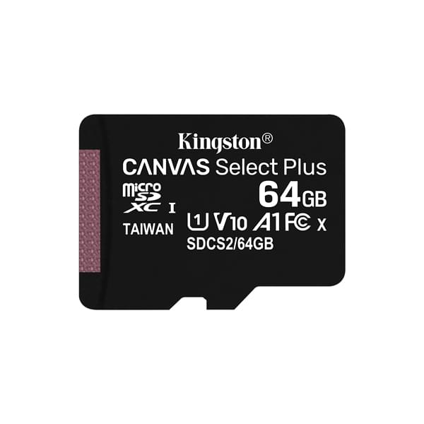 MicroSD 64GB Kingston Canvas Select Class 10 SDCS2/64GBSP image