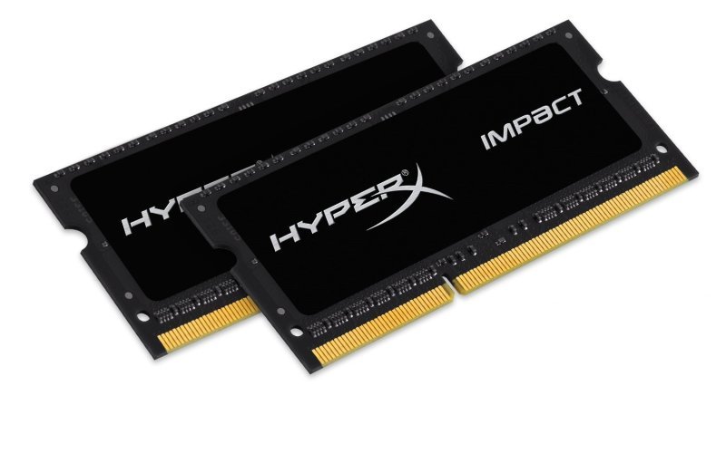 HyperX Impact By Kingston 2X8GB Ram ΓΙΑ ΦΟΡΗΤΟ DDR3L 1600MHz CL9 HX316LS9IBK2/16 image