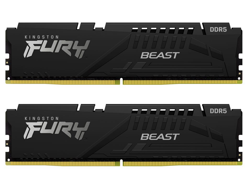  Μνήμη Ram Kingston Fury Beast 32GB (2x16GB) DDR5 6000MHz KF560C40BBK2-32 image
