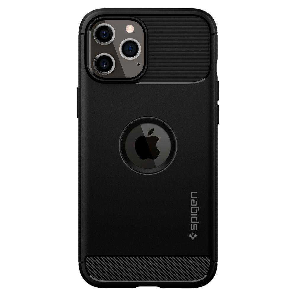 iPhone 12 Pro Max Spigen Rugged Armor MIL-STD Matte Black ACS01616 image