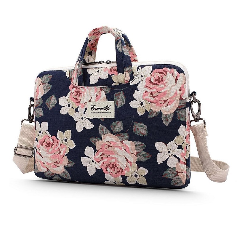 Τσάντα Ώμου/Χειρός για Laptop 14" Canvaslife Briefcase Navy Rose 0795787711187 image