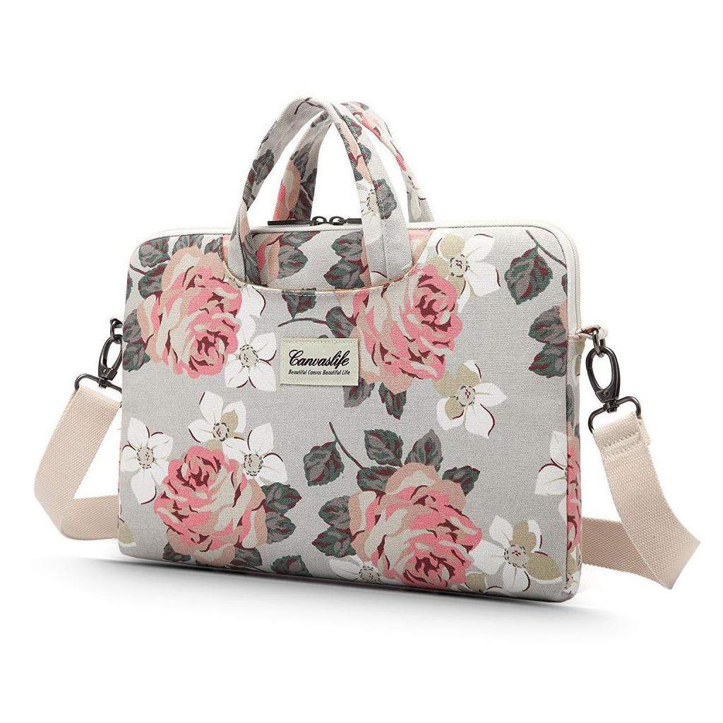 Τσάντα Ώμου/Χειρός για Laptop 15"-16" Canvaslife Briefcase White Rose 5906735410297 image