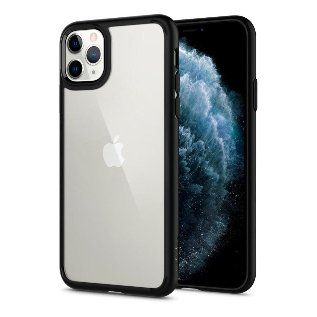 iPhone 11 Pro Max Spigen Ultra Hybrid Case Matte Black 075CS27136 image